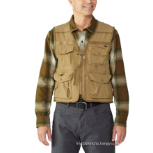 Waterproof Work Clothing UV Protection Fly Fishing Vest Tactical Men's Vest for Travel Hiking